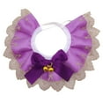 thumbnail image 2 of Zhaomeidaxi Pet Dog Bandana Washable Lace Bibs Scarf, Bowknot Bells Dog Kerchief for Small to Large Dogs and Cats, 2 of 7