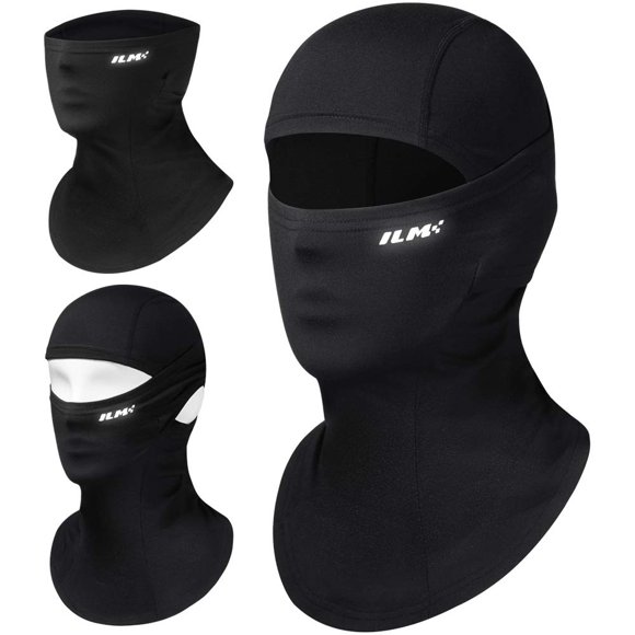 Mascarilla facial con pasamontañas ILM Thicker para moto, esquí y snowboard