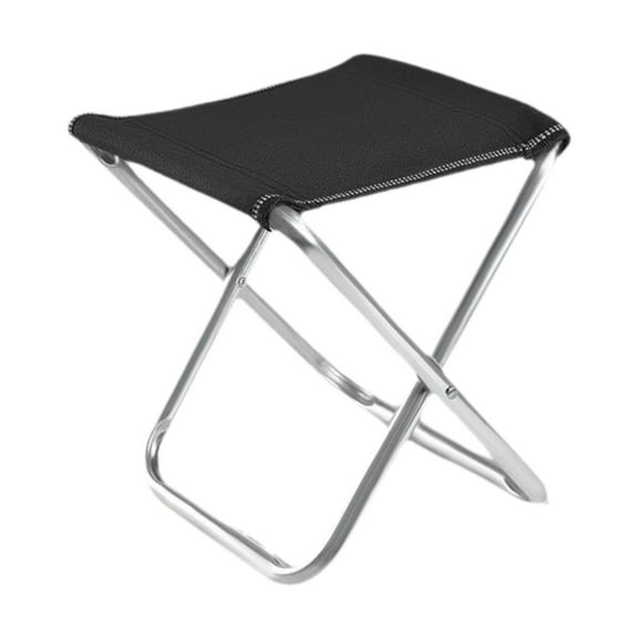 simhoa Portable Folding Camping Stool Foot Stool Comfortable Practical Mini Foldable Chair Oxford Cloth Aluminum Alloy for Traveling Medium