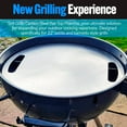 thumbnail image 2 of SnS Grills Slow 'N Sear® Rotating Plancha Griddle 22" — Carbon Steel Flat-Top Smashburger Griddle for Weber 22-Inch Kettle, Swivels for Easy Access, 2 of 6