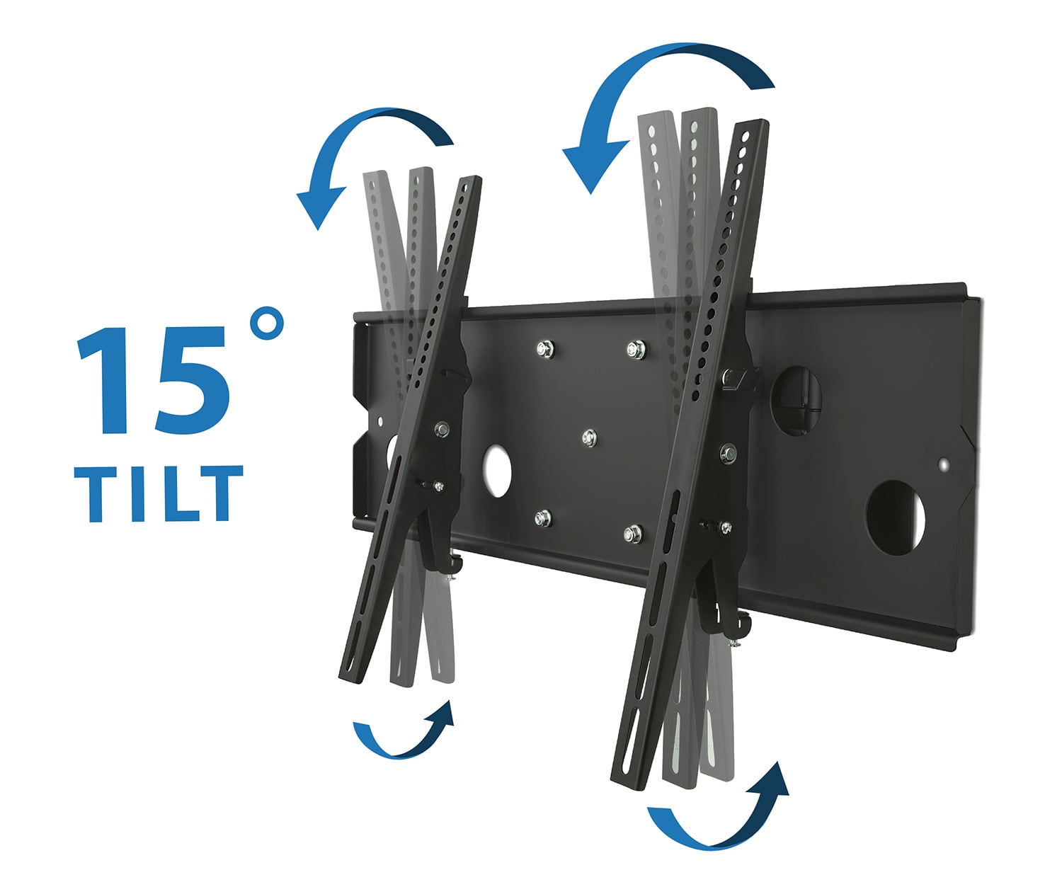 Mount-It! Full Motion Tv Wall Mount, Long Extension, Fits 55" to Max 70" Tv, Holds up to s220 lbs. Capacity