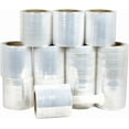 thumbnail image 2 of SSBM Mini Hand Stretch Wrap with Handle 5" x 650' 12 Rolls 100 Gauge Cast Film for Moving, Packing, Industrial Use, 2 of 4