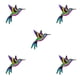 thumbnail image 2 of Colgante de pared de oficina de colibrí de hierro forjado Billuyoard decoración Universal para el hogar, 2 of 6