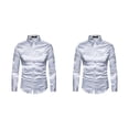 thumbnail image 4 of Qarigey Camisetas de manga larga para hombres - Funcional antiarrugas Sostenible y elegante Buen corte para cuerpo normal Camisa de trabajo Type8 NO8, 4 of 6