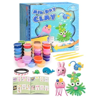 Mixy Squish Air Dry Clay Scented Sculpting Studio, Air Dry Clay