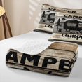 thumbnail image 4 of Catabedysis Camping Gifts Quilt King,Sweet Camper Print King Coverlet Set For Boys,Multicolor,3 Pieces, 4 of 7