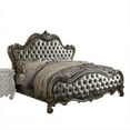 thumbnail image 6 of ACME Versailles II Queen Bed, Silver PU & Antique Platinum (1Set/3Ctn)-Color:Silver PU & Antique Platinum,Quantity:1,Style:Vintage/Traditional, 6 of 6