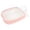 Pink, variant on Pet Parent Semi Enclosed Cat Litter System for Control with Breathable Materials and Easy Observation Indoor Use Pet Care Convenience