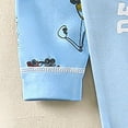 thumbnail image 6 of Girls' Pajamas Long Sleeve Tee and Pants Organic Cotton PJ Set 6-12 Months 12-24 Months 2t 3t 4t 5t 6t 7t 8t 9t Children(Sky Blue,12-18 Months), 6 of 6