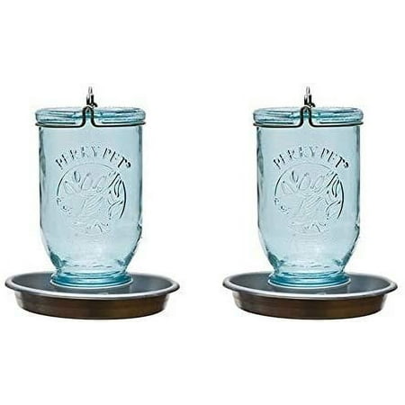 Perky-Pet Mason Jar Wild Bird Waterer 783 Pack of 2