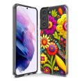 thumbnail image 2 of For Samsung Galaxy S9 Plus Colorful Yellow Pink Folk Style Floral Vibrant,iPhone 15 Pro, 2 of 8