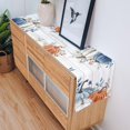 thumbnail image 5 of Fall Table Runner Blue Pumpkin Table Runners for Dining Room Leaves Floral Wood Grain Dinner Runner Thanksgiving Kitchen Decor 13.8" x 71", 5 of 6