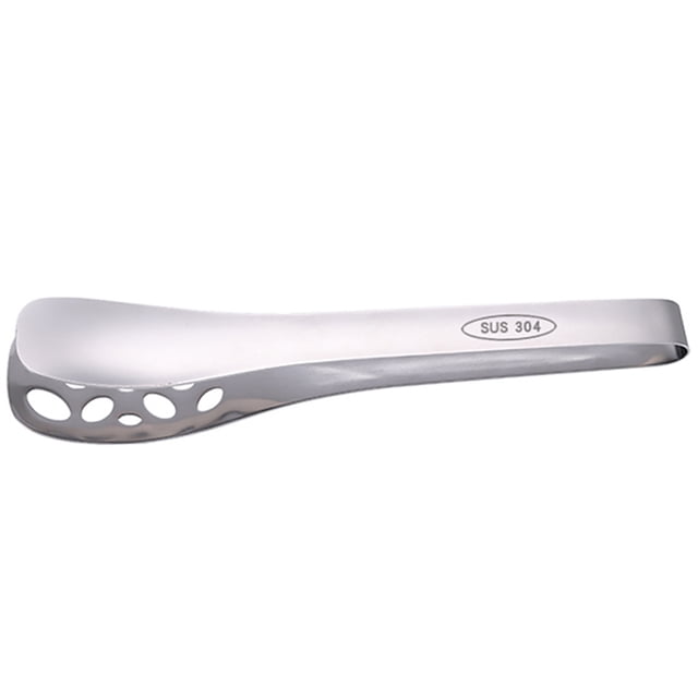 Wosthever Pinzas para barbacoa, carne de acero inoxidable, pinza para barbacoa, pinza hueca para comida, bistec, pan, utensilio de cocina Cocina y Comedor Wosthever HA004086-00