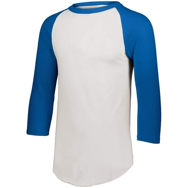 Augusta Sportswear Chandail de Baseball pour Homme 2.0, 3TG, WhiteRoyal