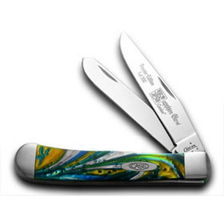 Commemorative Trapper Knife - CASE XX Genuine Sapphire Corelon 1/500 Trapper Pocket Knife Knives