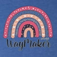 thumbnail image 2 of Waymaker Rainbow Inspirational/Christian Mens Premium Tri Blend T-Shirt, Vintage Royal, X-Large, 2 of 5