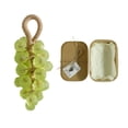 thumbnail image 1 of Crystal Grape Cluster Soap, Handmade Grape Soap on A Rope Decorative, 1 of 6