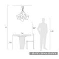 thumbnail image 2 of Golden Lighting Cassio 5-light Chandelier in Olympic Gold, 2 of 6