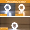 thumbnail image 4 of AzzmaAii Luces LED T&aacute;ctil Redonda Autom&aacute;tico 6PCS Luz Nocturna Mini L&aacute;mpara Iluminaci&oacute;n Segura Noche USB Recargable Luz Armario Luce Blanco Inal&aacute;, 4 of 7