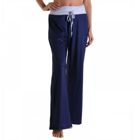 

Women s Comfy Pajama Pants Casual Stretch Pant Drawstring Palazzo Lounge Pants Wide Leg
