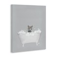 thumbnail image 2 of Stupell Industries Rustic Lodge Wolf Blue Bath Cute Canvas Art, 16 x 20, by Leah Straatsma, 2 of 7