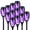 Purple, variant on Toodour Solar Halloween Lights Outdoor, 12 Pack LED Solar Torch Lights with Flickering Flame, Waterproof Halloween Decorations for Patio Garden Yard Pathway Landscape, Blue