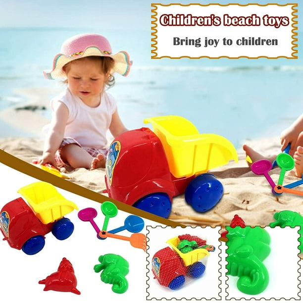 7/8 pièces jouets de plage ensemble de jouets de sable, ensemble de jouets  de plage enfants ensemble d'outils de creusement de sable, jeu de sable  jouet de bac à sable été jeux