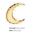 thumbnail image 4 of 1pc Moon Food Sirviendo bandejas Alimentos Sirviendo Placa Fruta Placas de Postre Golden, 4 of 5