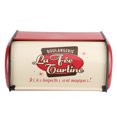 thumbnail image 1 of Red Metal Bread Box - Large Capacity Kitchen Storage Container with Airtight Lid, Non-Skid Base, Sturdy & Durable, Decorative Countertop Organizer for Baked Goods, Ideal Gift for Baking Enthusiasts, 1 of 6