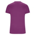 thumbnail image 4 of Otvok Women's Casual Basic Going Out Crop Tops Slim Fit Short Sleeve Crew Neck Tight T Shirts, 4 of 6