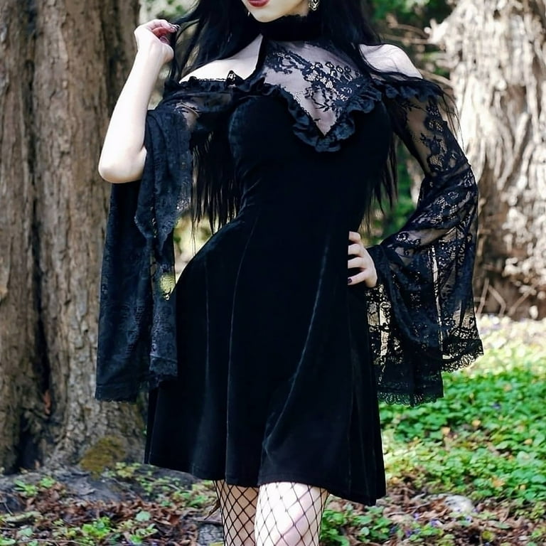 black emo dress Two Summers Wedge Heels Black main image 0