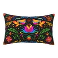thumbnail image 3 of Salouo Mexican Flower Traditional1 Print Print Pillow Case Cover,Wrinkle-Free Bed Pillow Cover Pack of 1 Home Decor Fade-Resistant and Stain-Resistant ,Pillows Not Included -20"x30", 3 of 8