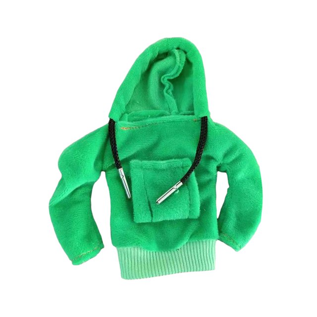 Automotive Gear Shifter Knob Cover Hoodie Universal Cloth Shifter Protector Green