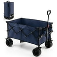 thumbnail image 1 of Costway Chariot de Jardin Pliant et Rétractable avec Roues Larges et Poignée Réglable, 1 of 10