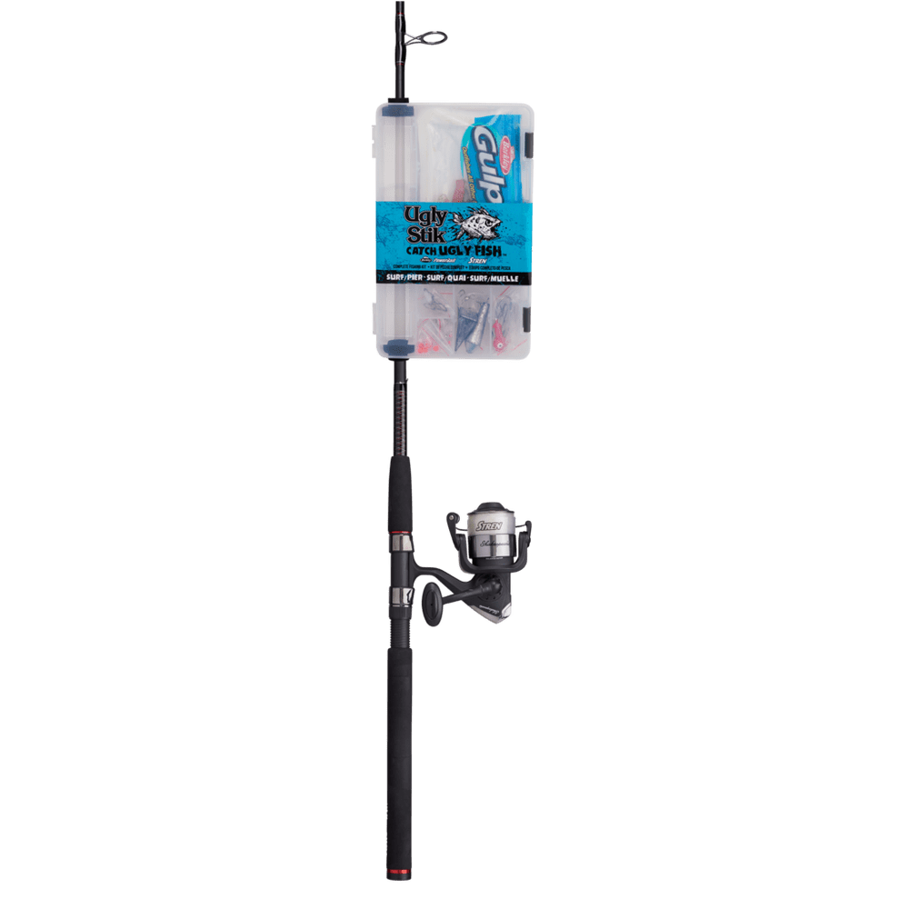 Ugly Stik 7' Catch Ugly Fish Surf Pier Fishing Rod and Reel Spinning Combo