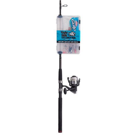 Ugly Stik 7 Catch Ugly Fish Surf Pier Fishing Rod and Reel Spinning Combo