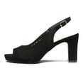 thumbnail image 3 of BURUDANI Women’s Sexy High Chunky Heels Peep Toe Platform Block Slingback Dress Pumps Shoes, 3 of 5