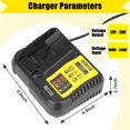 thumbnail image 2 of Cargador de baterías JYJZPB DCB112 12-20V 3A 100-240V AC, 2 of 7