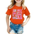 thumbnail image 3 of WOYY 100 Days Of School T-Shirt for Girls Short Sleeve Round Neck T Shirt Tee, Sizes 8-9, 3 of 3