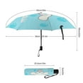 thumbnail image 2 of Cinnamoroll Travel Essentials Umbrella Windproof Compact Collapsible Light, Automatic, Strong And Portable, Wind Resistant Folding Small Umbrella for Rain, 2 of 8