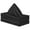 Black, variant on Set of 6, Cloth Napkins, 43*43cm, Washable Dinner Napkins for Restaurant, Wedding and Holiday, Reusable Napkins - Black