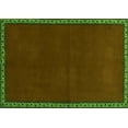 thumbnail image 1 of Ahgly Company Indoor Rectangle Abstract Green Contemporary Area Rugs, 6' x 9', 1 of 1