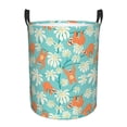 thumbnail image 6 of Picia Cute Sloth on Floral Tree Large Laundry Basket, Waterproof, Freestanding Laundry Hamper, Collapsible Tall Clothes Hamper with Extended Handles-Medium, 6 of 8