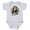 Heather Gray, variant on CafePress - Mona Lisa Dog Body Suit - Cute Infant Bodysuit Baby Romper - Size Newborn - 24 Months