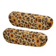 thumbnail image 2 of Yuyamidu Sunflower Car Seat Armrest Covers Leopard Print Armrest Cover for Car Sedan Van Anti-Scratch Automotive Armrest Protective Cover Car Interior Accessories, 2 of 7