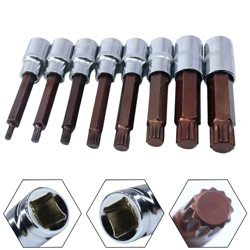 CPAN 100mm 12.7mm Drive Wrench Socket Adapter 12 Point Screwdriver