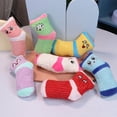 thumbnail image 5 of cdar Dog Chew Toy Bite-Resistant Multi-purpose Soft Fabric Socks Shape Puppy Squeaky Noise Sound Toy for Training Dog Chew Toy, 5 of 8