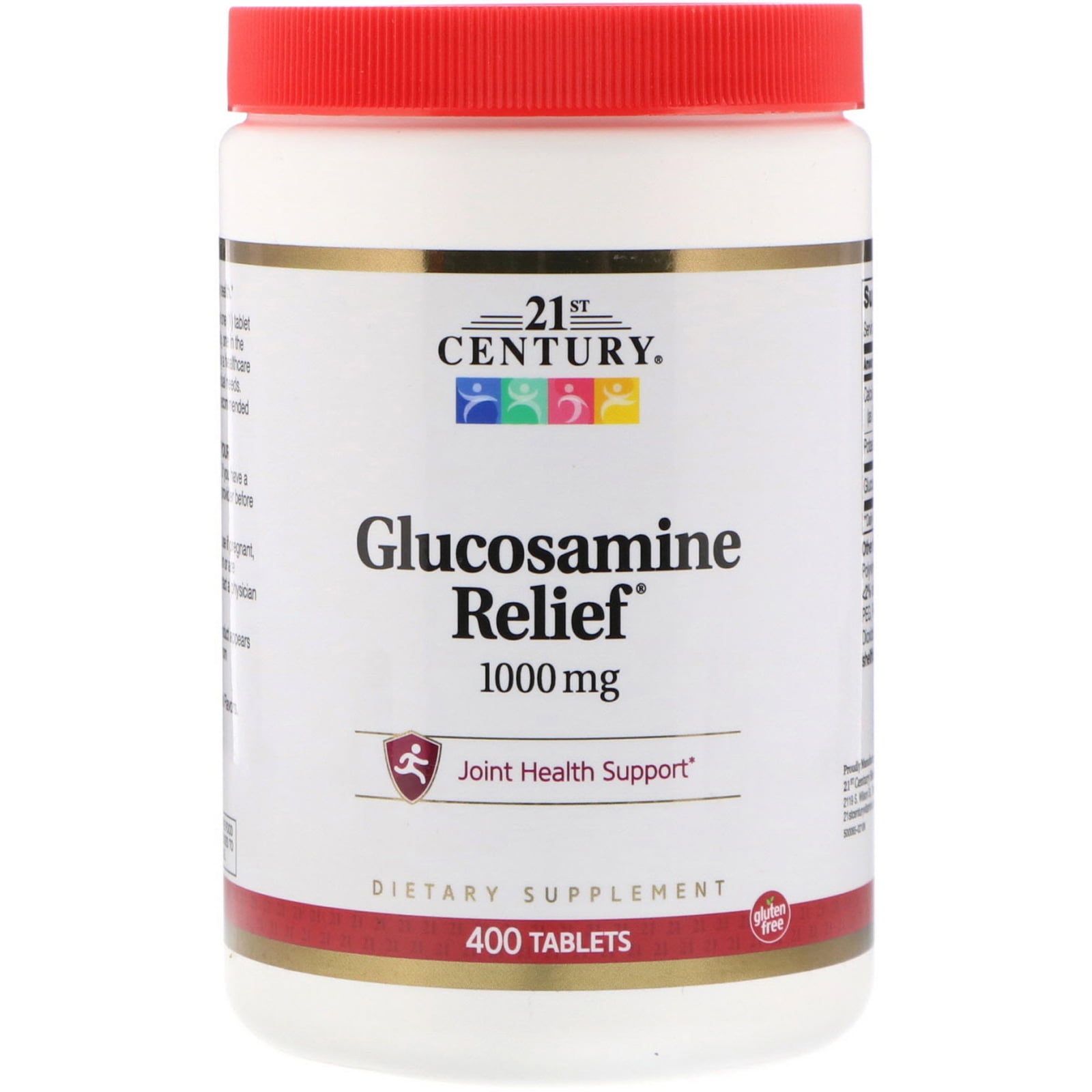 21st Century Glucosamine Relief, 1,000 mg, 400 Tablets