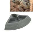 2 in 1 Automatic Reptile Feeder Quadrant Reptile Food and Water Bowl