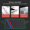 thumbnail image 4 of Rear Windshield Snow Cover, Frost Proof Sunshade Protector for Car and SUV, Anti Theft Windproof Car Rear Window Cover for All Seasons, Reflective Strip Design Easy Installation and Storage, 4 of 7